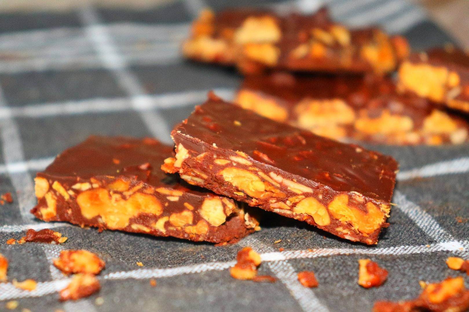 Chokladbräck med nötter