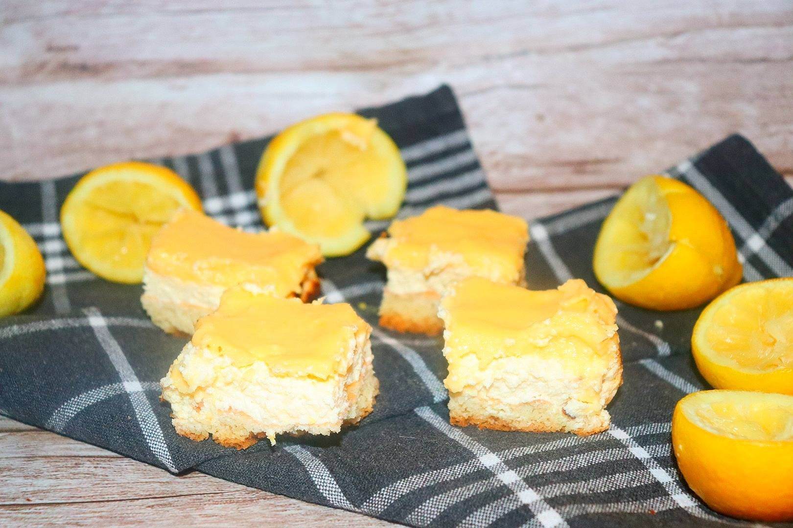 Citronrutor med lemoncurd