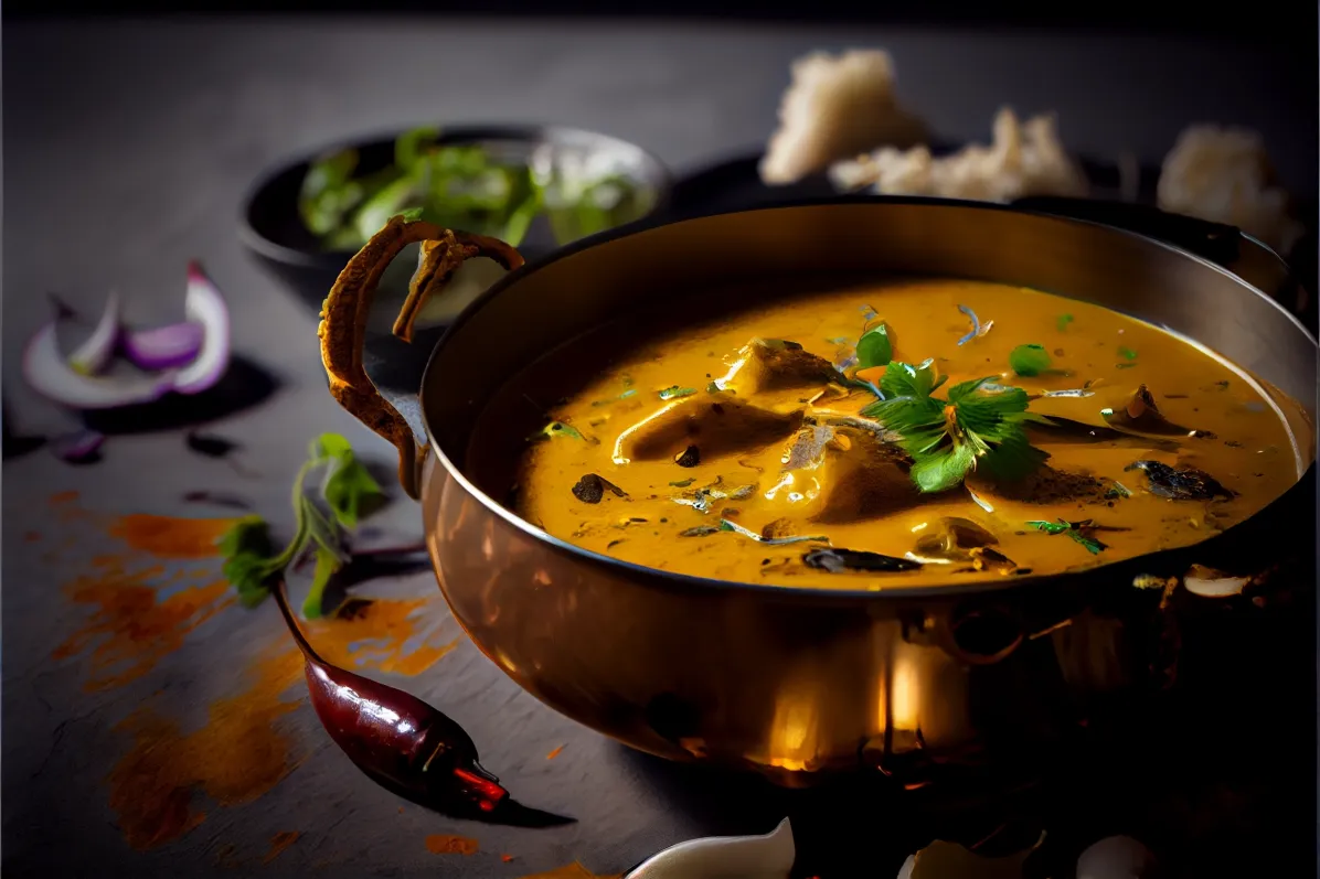 Curry och svampsås - utan redning