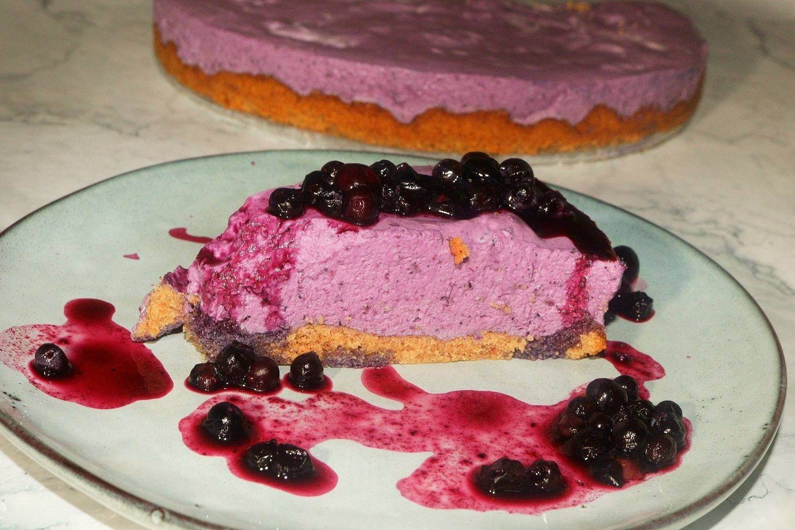 LCHF-New york-blåbärsheesecake
