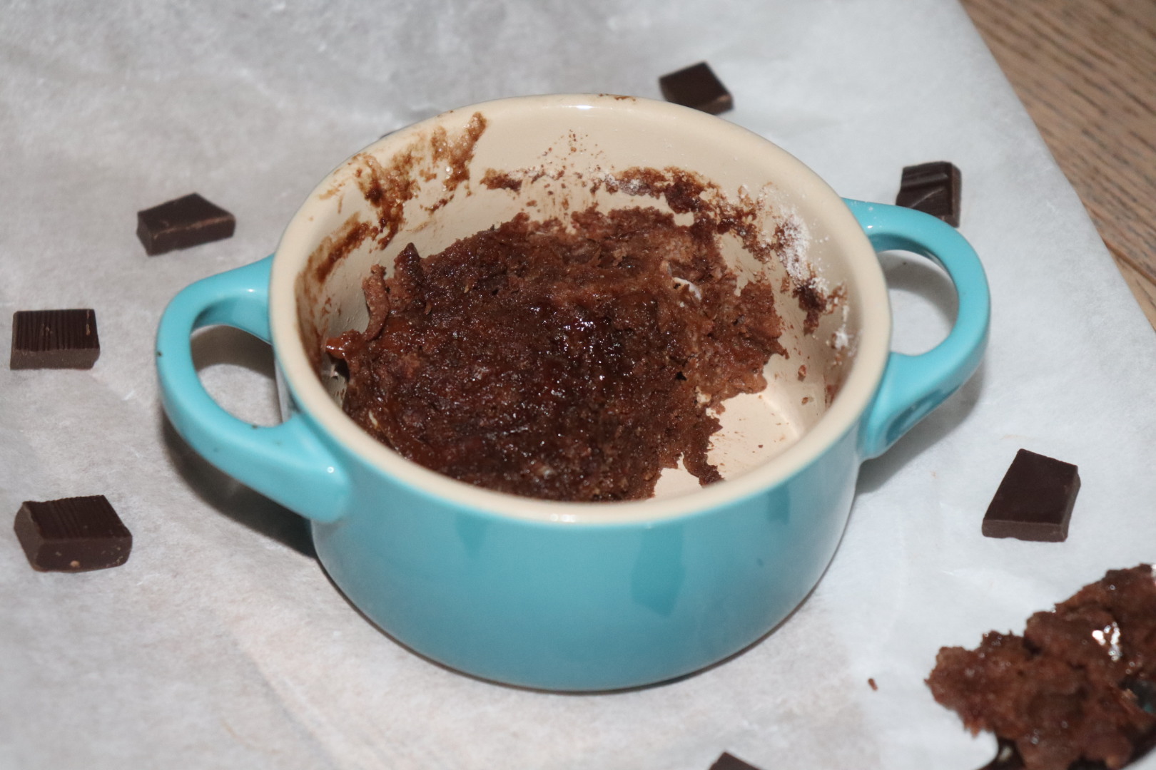 LCHF Choklad mugcake på kokosmjöl