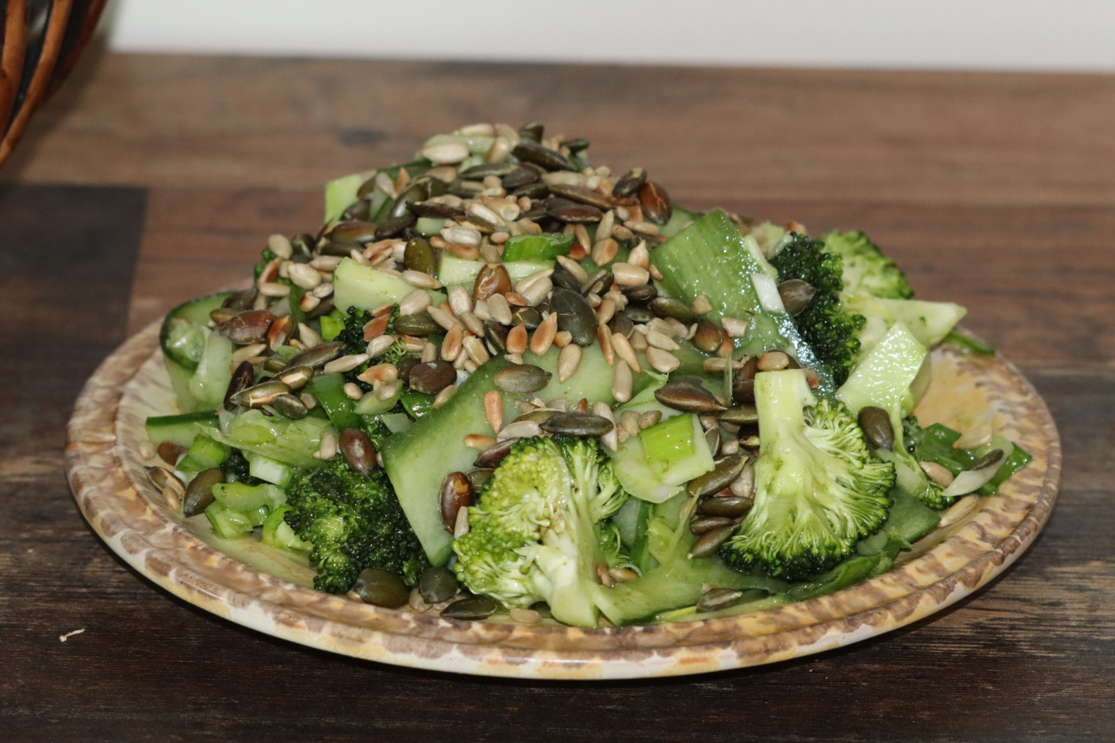 Ramslök och broccolisallad