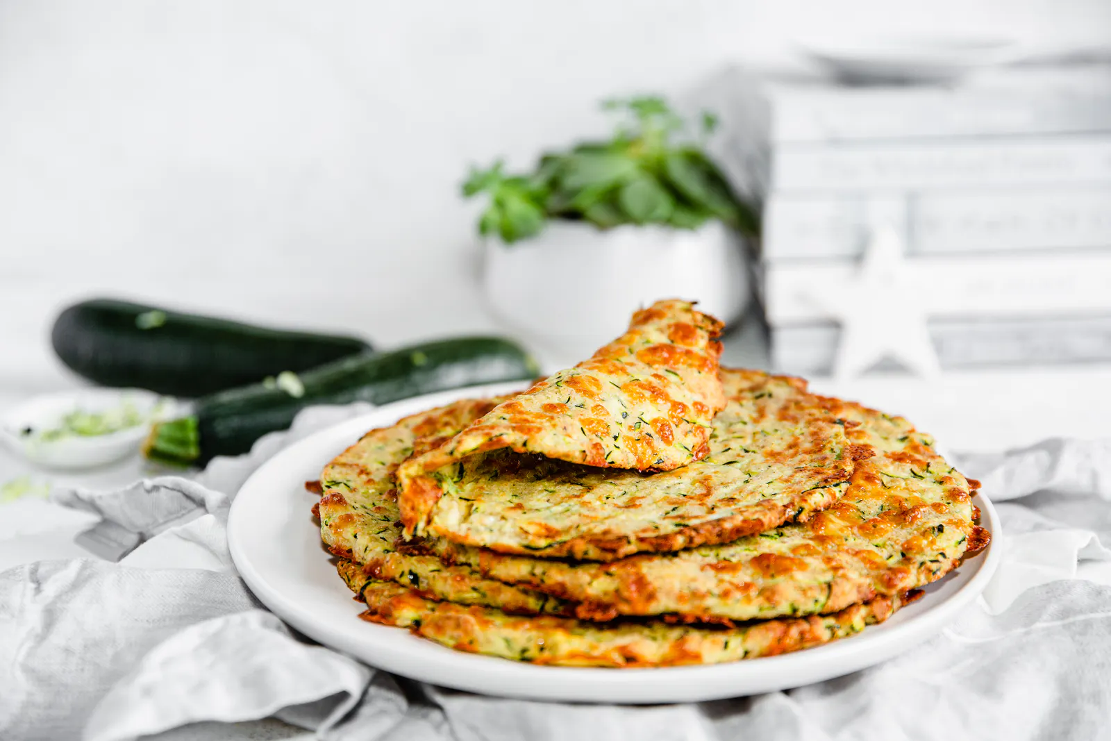 LCHF Zucchini tortillas