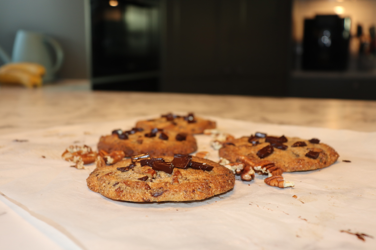 LCHF Chocolate Chip Cookies med vanilj