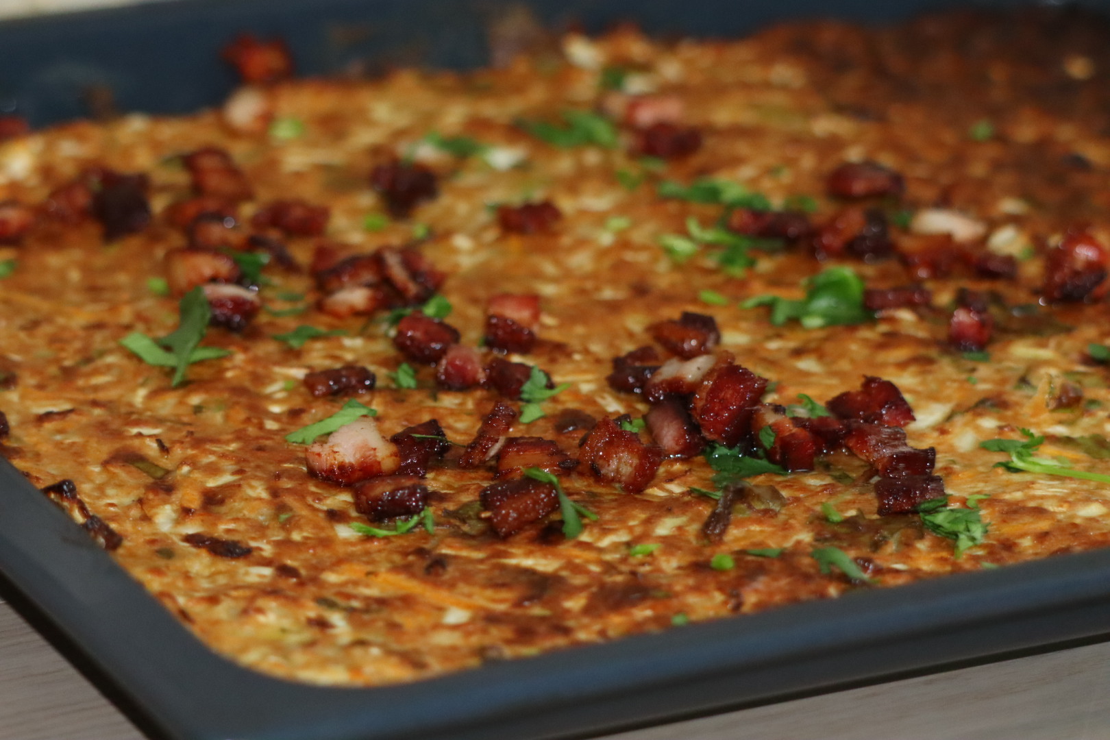 LCHF Okonomiyaki i långpanna