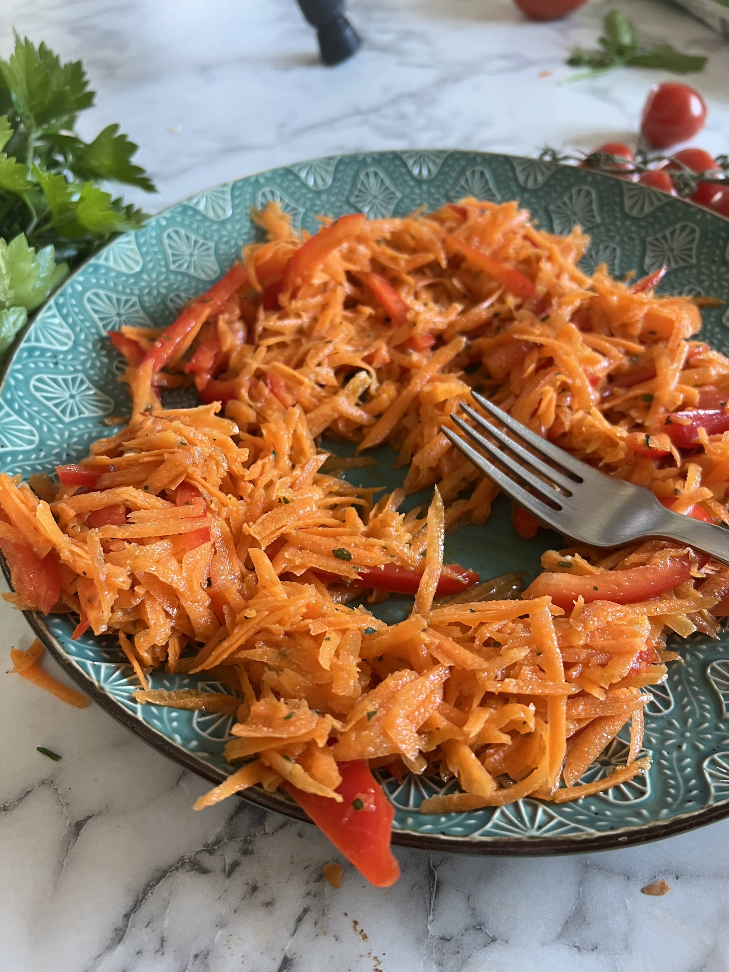 Marinerad morotsallad