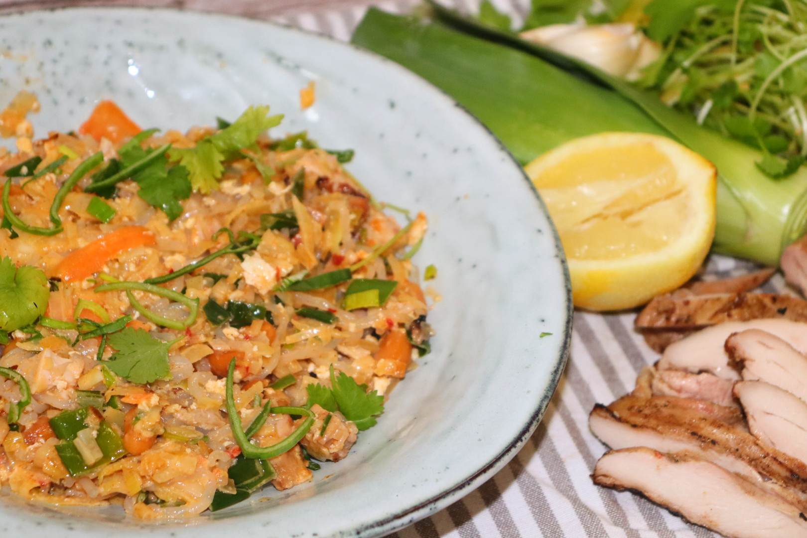 LCHF Kyckling Pad Thai