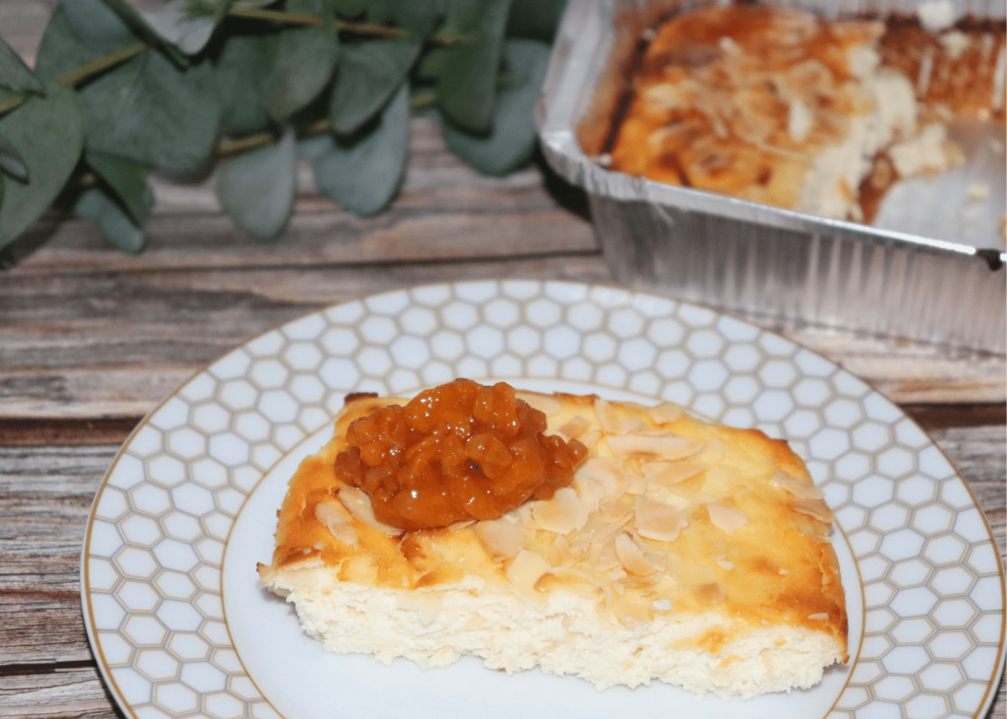 LCHF ostkaka på Ricotta