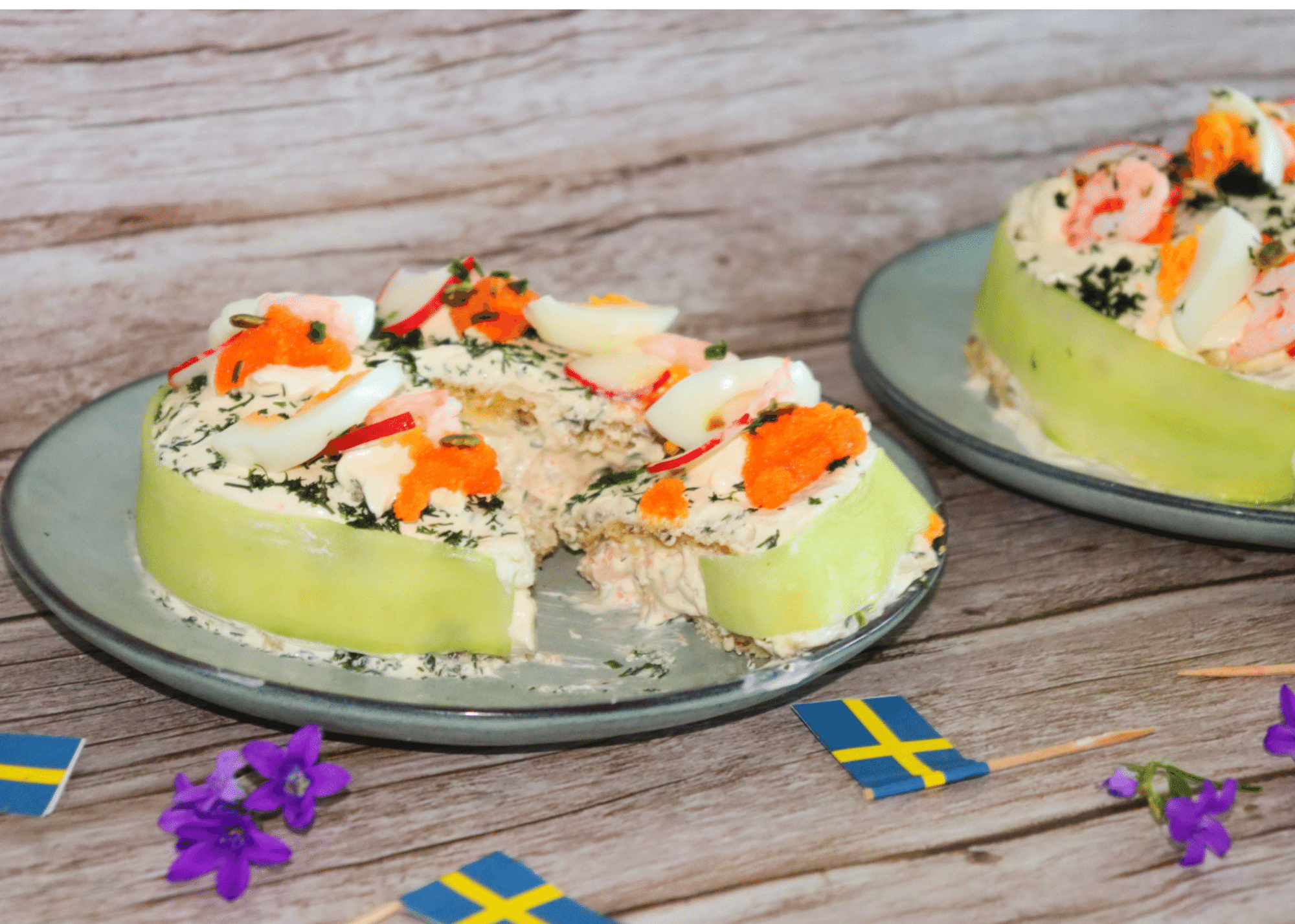 LCHF Smörgåstårta