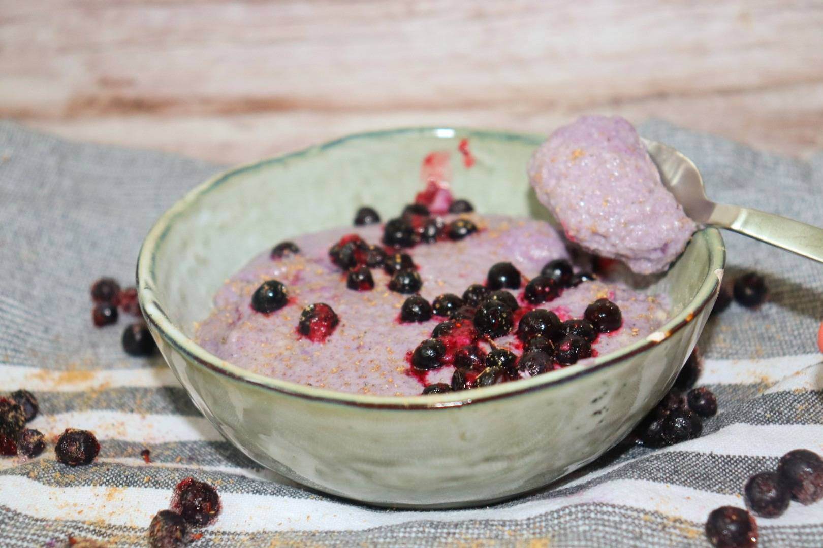 LCHF Blåbärsgröt