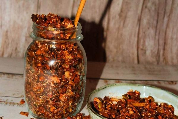 Granola mandel,valnötter 