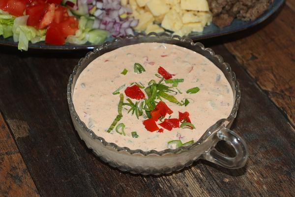 Amerikansk hamburgerdressing