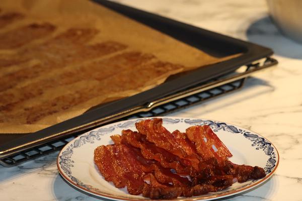 Bacon i ugn