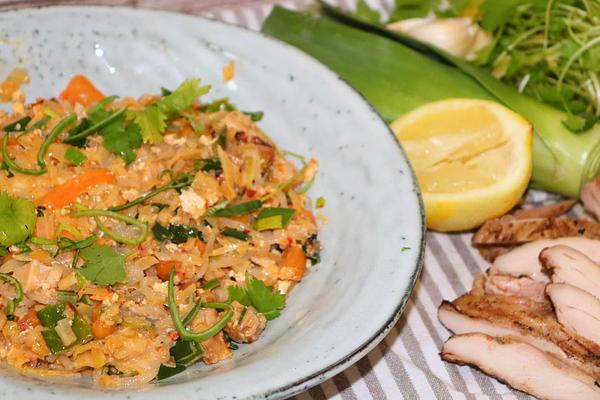 LCHF Kyckling Pad Thai