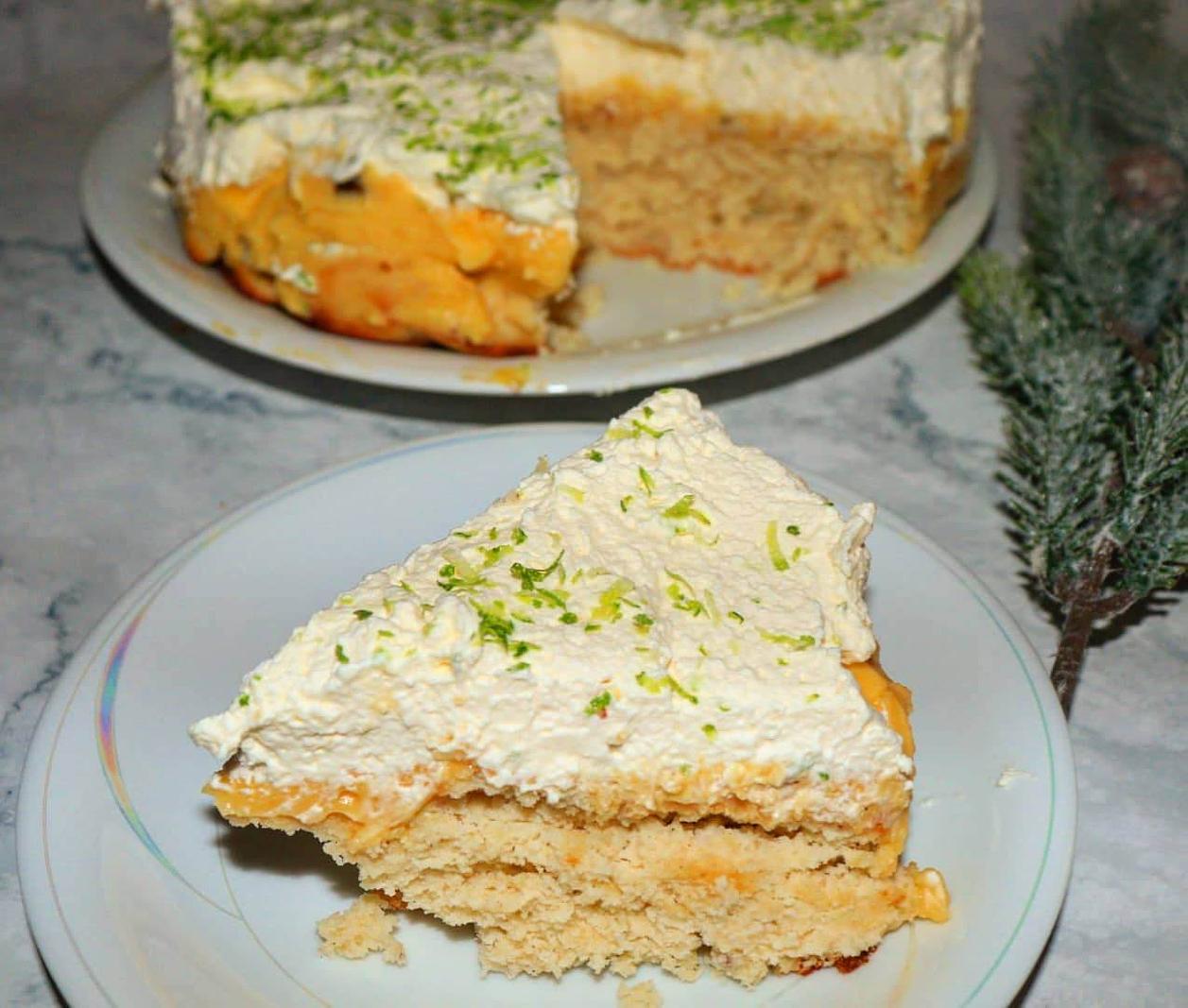 Limekaka med limecurd