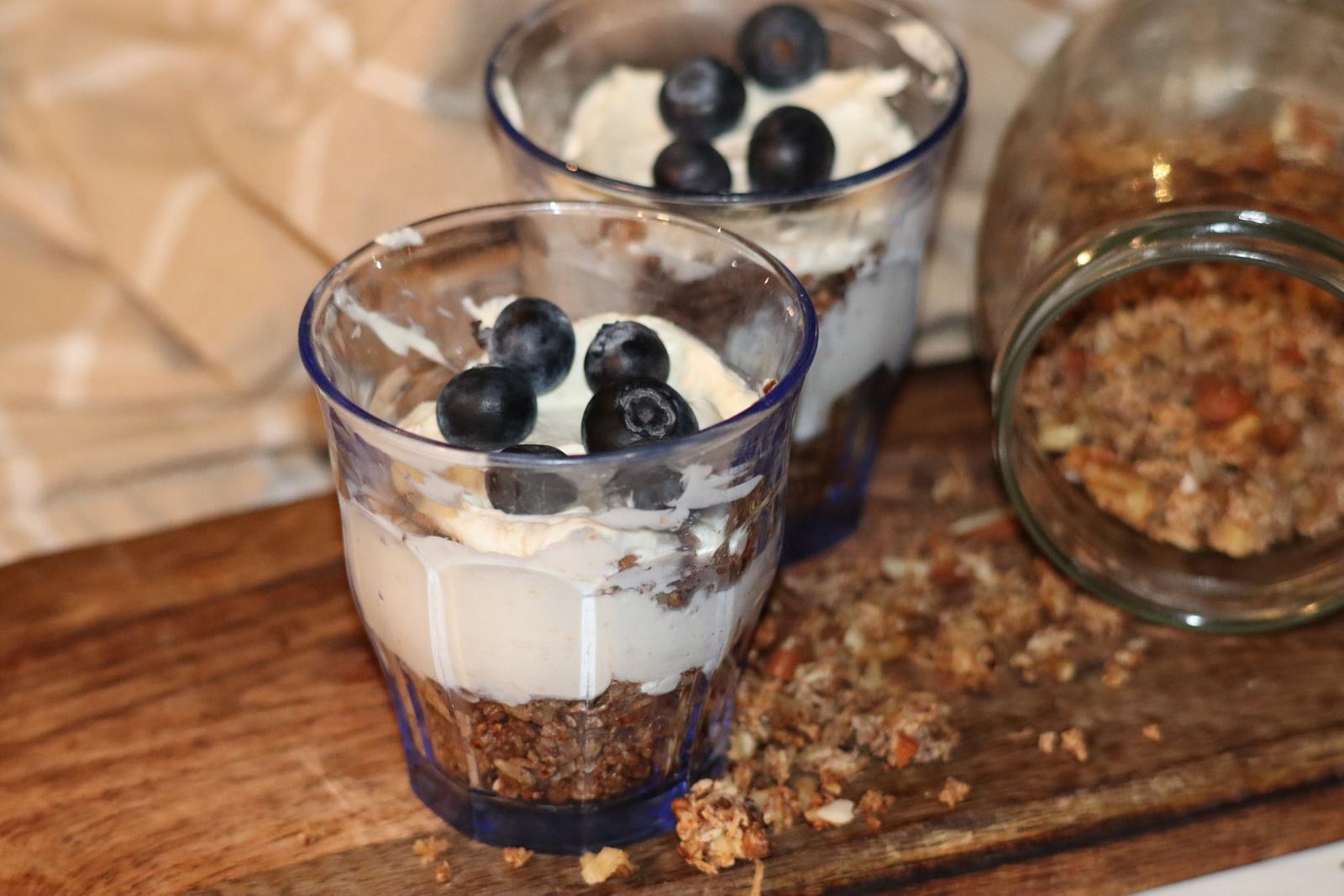 LCHF Julig cheesecake i glas 
